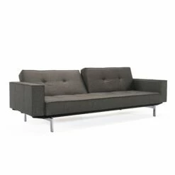Budget 🎉 INNOVATION LIVING Sofas Schlafsofa Mit Armlehnen Splitback Chrom ✔️ -Sofas & Couches Verkäufe FJPG S700 181