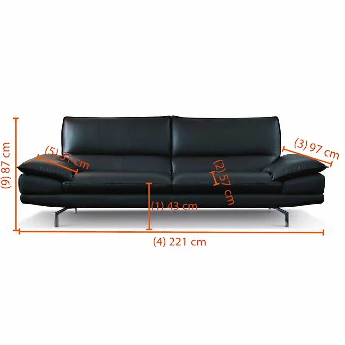 Schlussverkauf 😀 Calia Sofas Sofa Dave - PRM 852 🛒 3 Schlussverkauf 😀 Calia Sofas Sofa Dave - PRM 852 🛒 – Bild 3