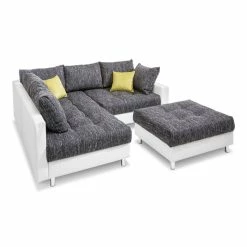 Beste Bewertungen von 🔔 BOOOM Ecksofas Ecksofa Inkl. Hocker Antonia 🥰